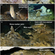 Reconstrucción 3D de la cueva de la Mina con algunos de sus principales puntos de interés arqueológico.